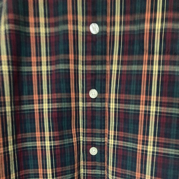 Lyle and Scott Men Size L Plaid Long Sleeve Button Up 100% Cotton - Picture 4 of 7